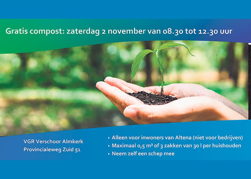 Gratis compost zaterdag 2 november